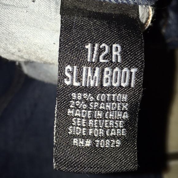 Rue 21 jeans size 1/2R slim boot inseam 31 - Picture 2 of 4